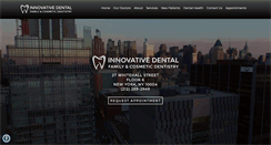 Desktop Screenshot of innovativedentalnyc.com